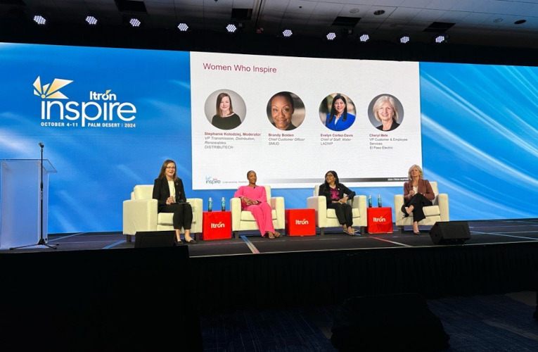 Women Who Inspire Session at Itron Inspire 2024